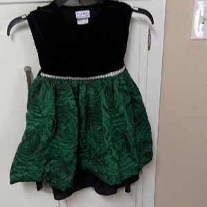 Blueberi Boulevard Black Velvet Dress